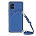 Produktbild Hülle für Samsung Galaxy S22 Ultra, Premium Leder Flip Handyhülle Handytasche Schutzhülle Etui Tasche Case mit [Kartenfach] [Standfunktion] [Magnetverschluss] für Samsung Galaxy S22 Ultra Blau