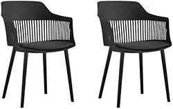 Conjunto com 2 Cadeiras Montreal Preto Fratini