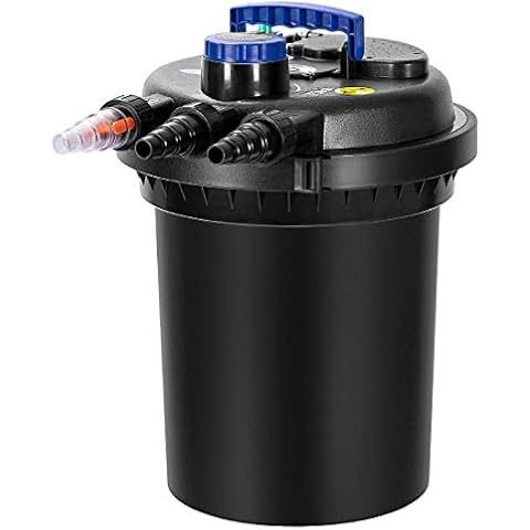 VIVOHOME Bio Pressure Pond Filter with 13W Light Cover