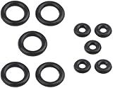 Rubber O Ring for Camping Gas Stove Seal Gasket Ring Leak Proof Washers 5pcs 5mm and 5pcs 12mm