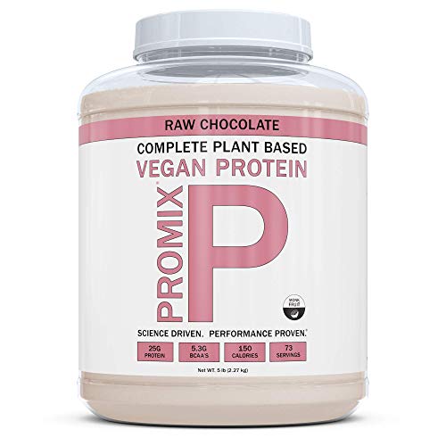 ProMix Nutrition Raw Chocolate Vegan Plant Based Protein Powder, 5 Pounds - //coolthings.us