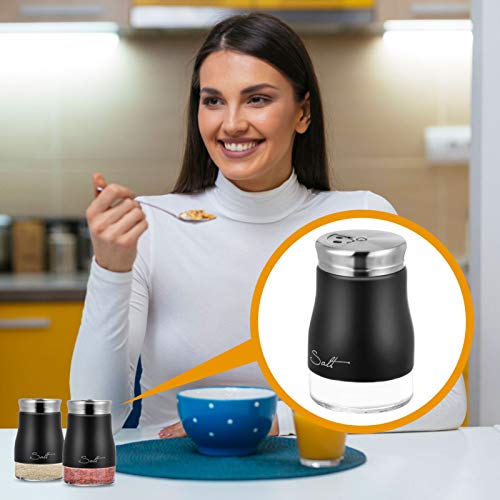 Cabilock 2 Unidades Galheta De Vidro Grelhar Especiarias Distribuidor Agitador De Tempero Temperos P