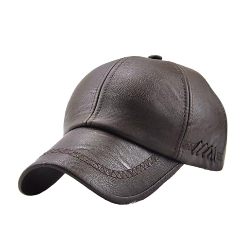 Generisch Casquette de baseball de sport pour homme tendance Europe États-Unis mode simple casquette de baseball pour les loisirs, marron, taille unique