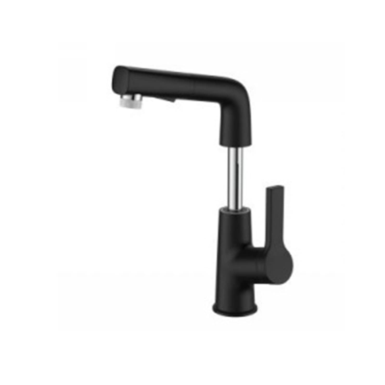 Nvsfzgiyg Nero Bathroom Mixer Sink Faucet With Pull Out Sprayer Liftable Dual Mode Hot And Cold Single Handle For,Black(Nero)