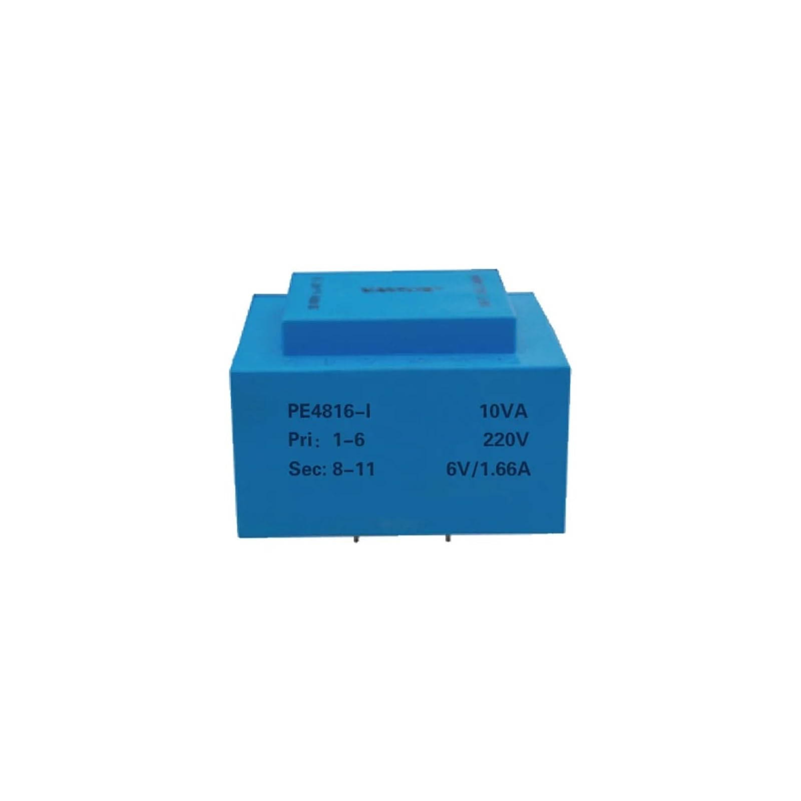 Transformador de aislamiento PE4816-I (1 unidad), 10 VA, entrada, 220 V, salida, 6 V x 2, 7,5 V x 2, 9 V x 2, 12 V x 2, 15 V x 2, 18 V x 2, 24 V x 2.(10VA 220V 9Vx2)