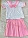 WenHong Japan School Uniform Dress Cosplay Costume Anime Girl Lady Lolita (ASIA Small, Pink02)