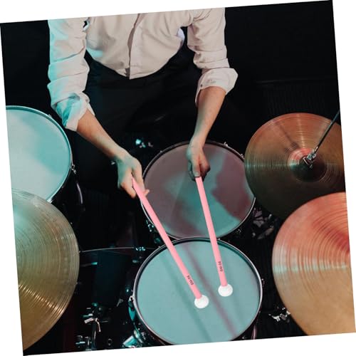 Baquetas dobles con cabeza de fieltro para batería y timpani miniatura 6