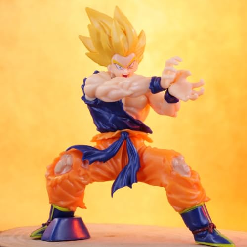 Image of Blue Aura Anime Action Figure Height -15cm Collectible Multicolour PVC | Go-k Power Cupped Hand