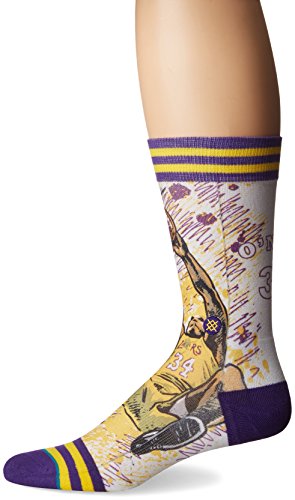 Stance Men's Tf Shaq Crew Sock, Purple, L