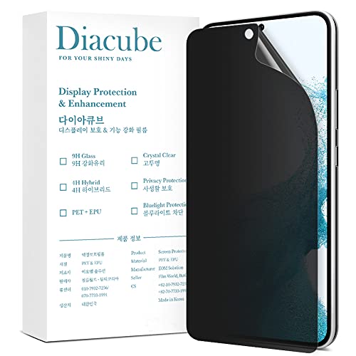 Film protecteur d'écran de confidentialité pour Samsung S20 Ultra auto-cicatrisant en PET EPU Lot de 2