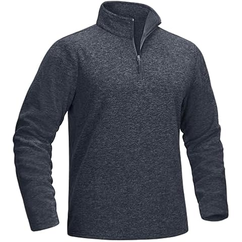 MAGCOMSEN Men's 1/4 Zip Fleece Pullover Cover