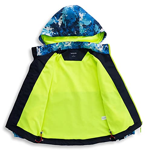 BINPAW Boys Girls Rain Jacket Hoods Waterproof Raincoats3
