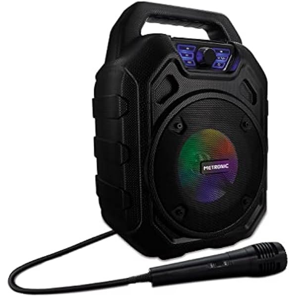 Мини-колонка Bluetooth высокой мощности с микрофоном - черный