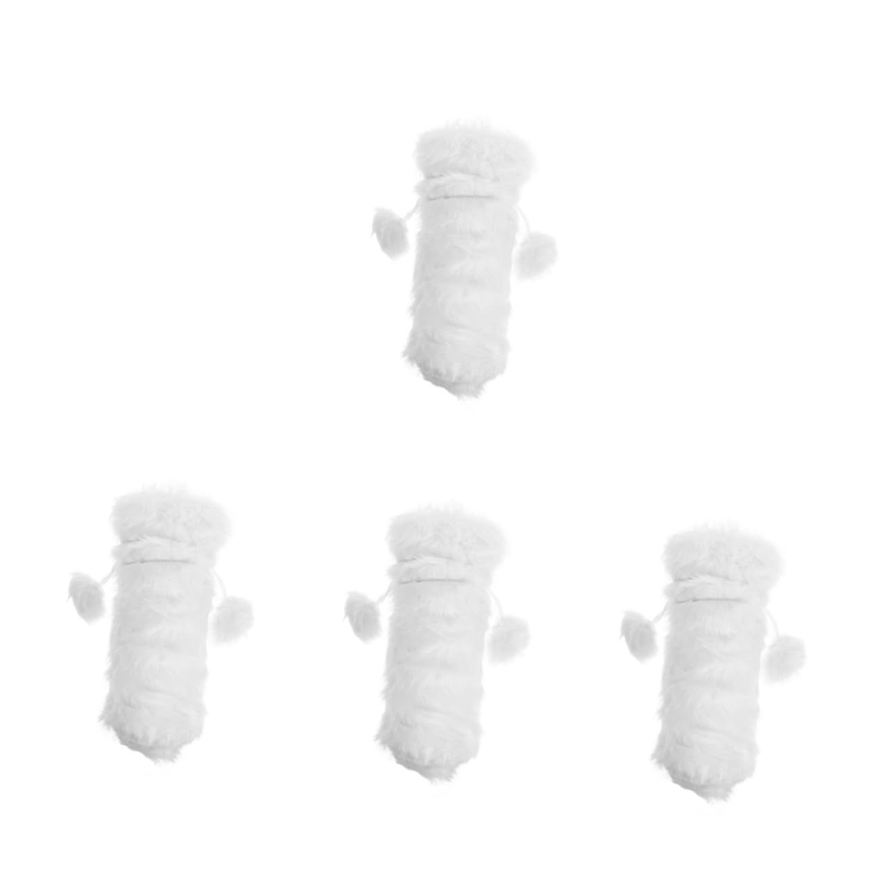 TOPBATHY 4 Pezzi di Graziosi Accessori Natalizi per Bottiglie di Vino Riutilizzabili per Decorazioni da Tavola per Feste Come Ornamento Natalizio.