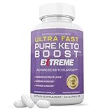 Ultra Fast Pure Keto Boost Extreme Keto Pills 1675MG New & Improved Formula Contains Apple Cider Vinegar Extra Virgin Olive Oil Powder Green Tea Leaf 60 Capsules