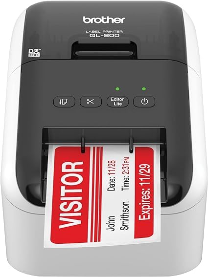 Bro-Ther QL-800: High-Speed Label Printer with Dual-Color Printing, USB Connectivity, Automatic Cutter, and Barcode and Postage Capabilities (B0CW9SC7GH) Amazon Price History, Amazon Price Tracker