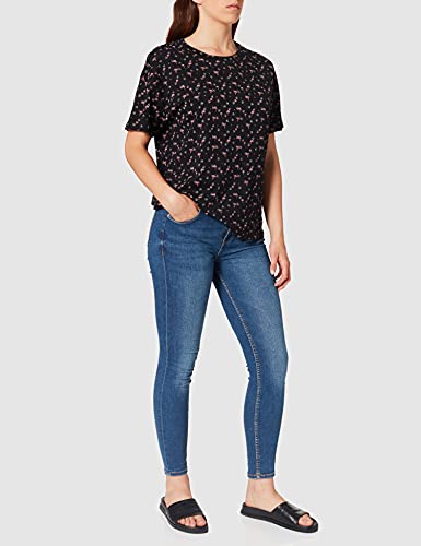 ESPRIT 061EE1K333 T-Shirt, 001/nero, XS Donna