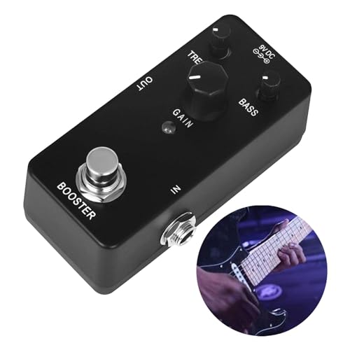 Pédale d'effets pour guitare électrique mini single noire