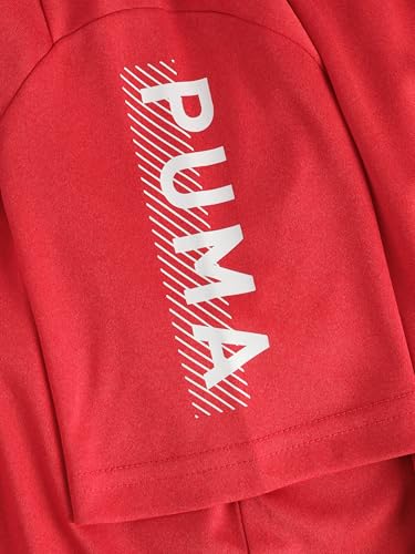 PUMA Boy's House of Graphics Performance T-Shirt, Fire Red, S - image 2