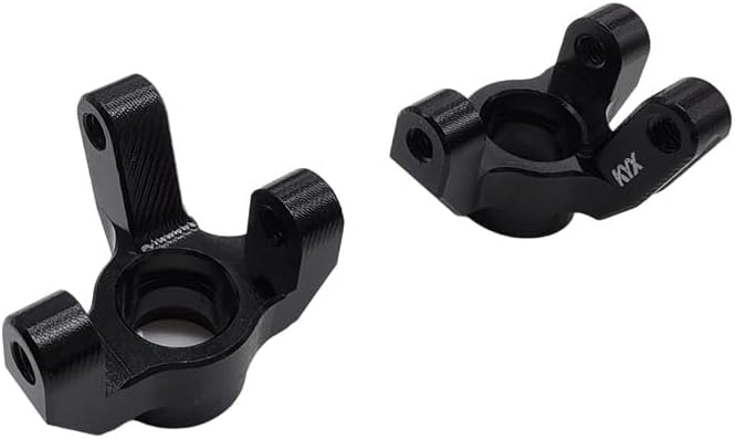 KYX Racing Aluminum Front Steering Knuckle Upgrades Parts Accessories for 1/18 RC Crawler Car LOSI Mini-B Brushed Mini-T Buggy image 3