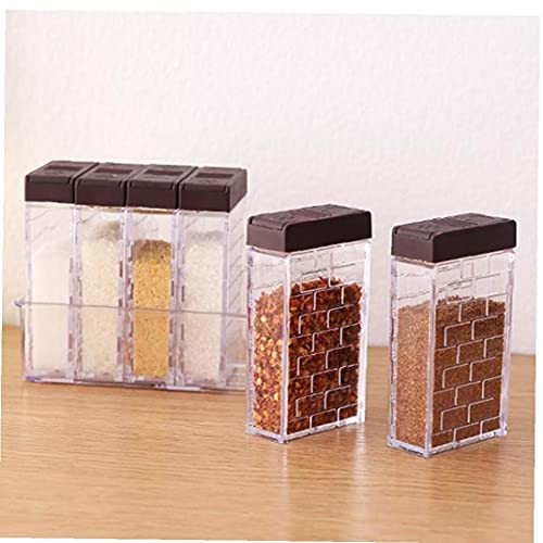 Spice Jars, 6 Pack Creature Jars Shaker Box Seizoensgebieden Spice Rack Spice Storage Fles Kruiken Transparante Pp Salt… - Image 5