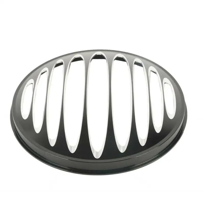 Couvercle de grille phare moto 5 3/4 custom aluminium CNC pour XL 883 Fer et XL1200C