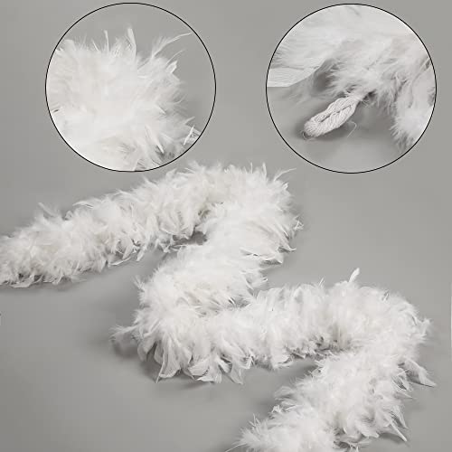 Larryhot 45G BOA-WHITE White Feather Boa thumb #2