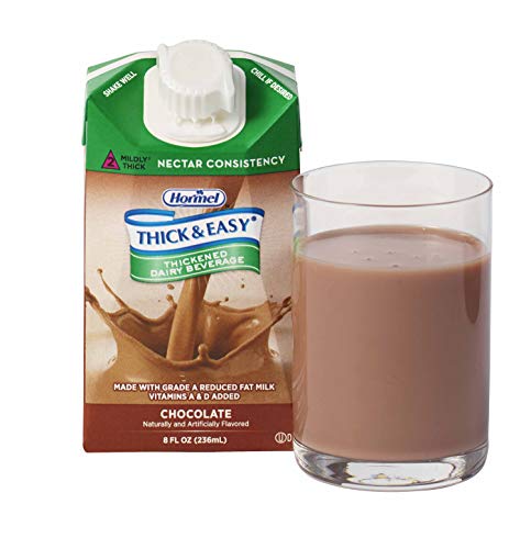 Thick & Easy Thickened 2% Reduced Fat Dairy Beverage, Chocolate, Nectar Consistency, 8 Ounce (Pack Of 27) #TOP2