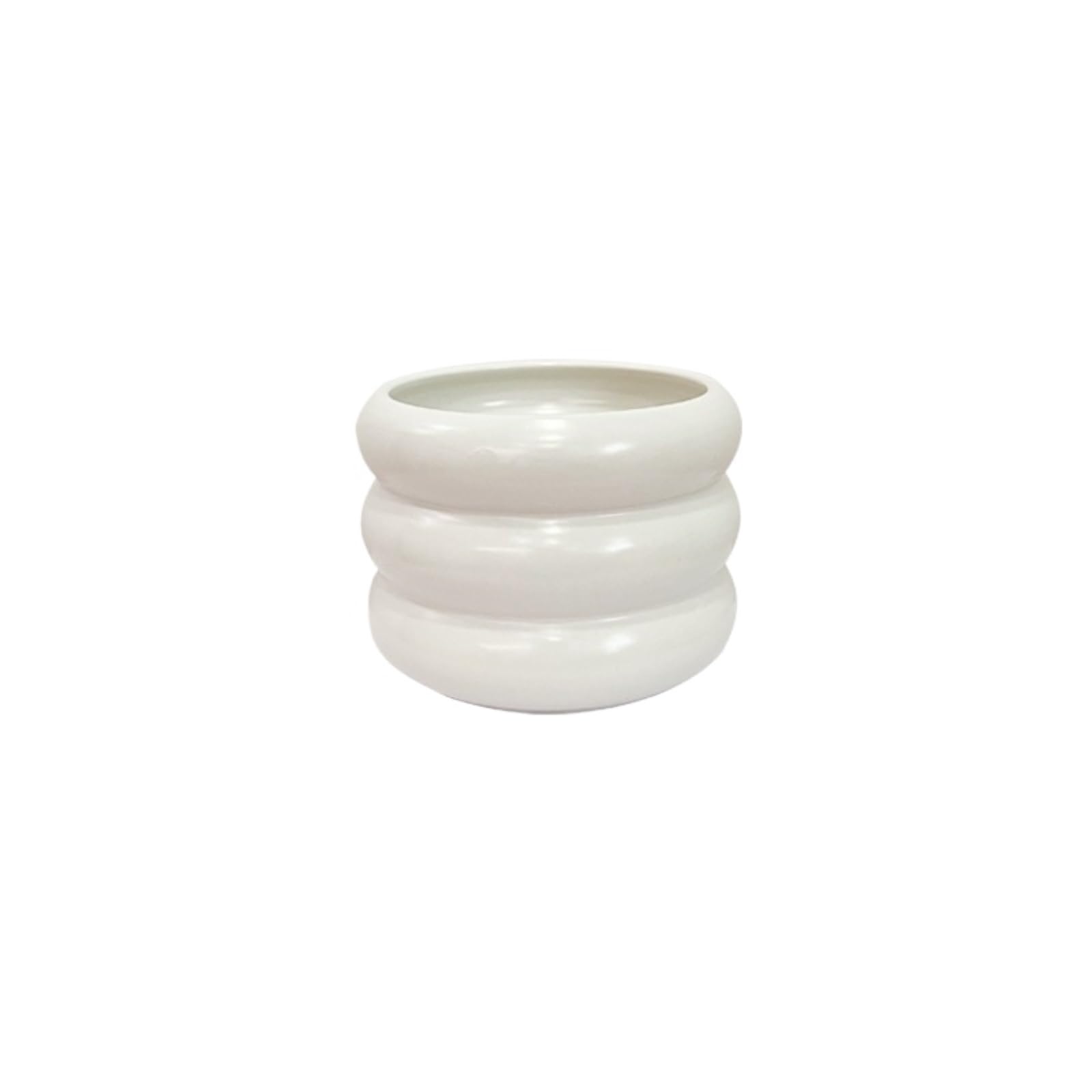 Samlng White Flower Holder Classic Ceramic Vase Dining Table For Living Room Arrangement For Centerpiece