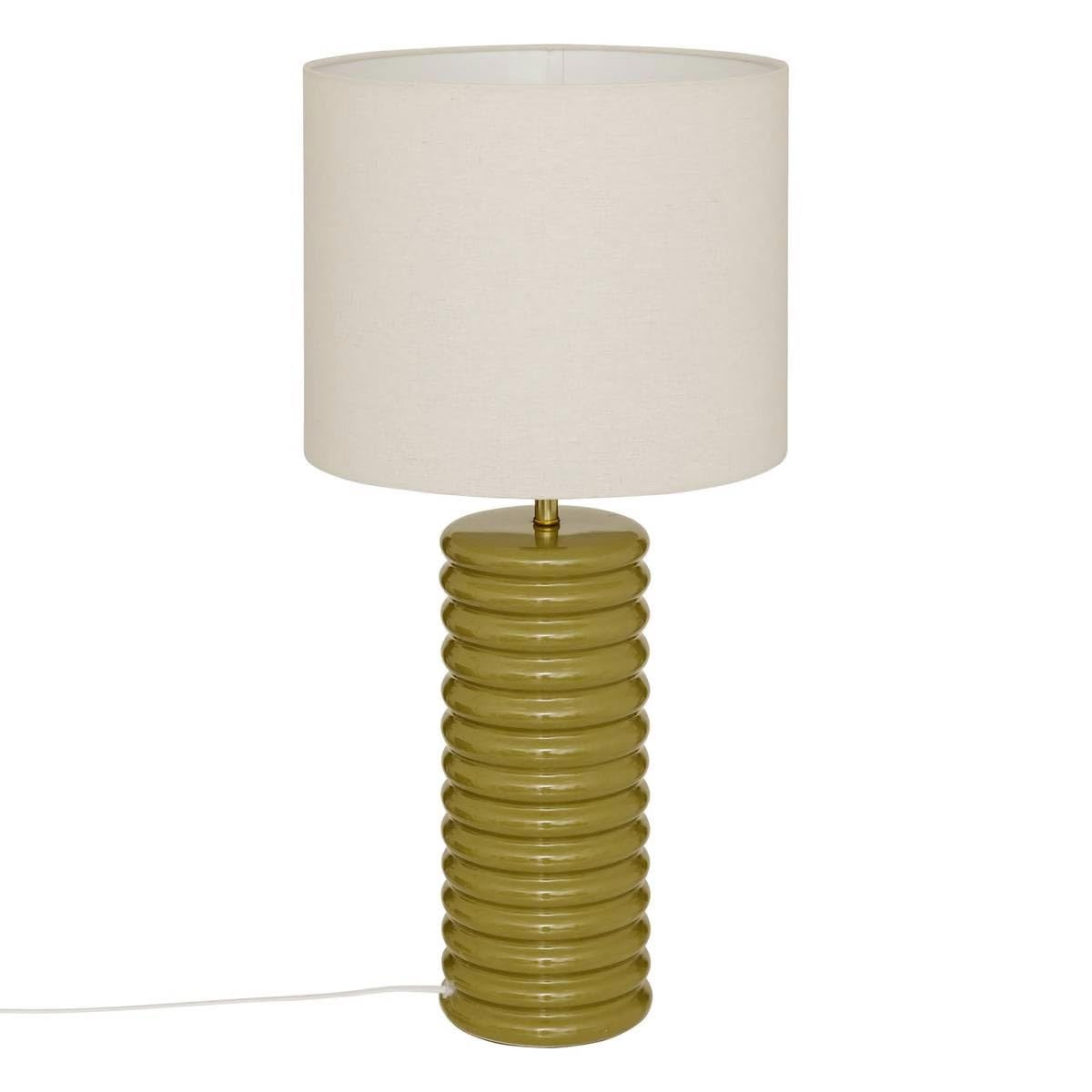 Atmosphera Créateur d'intérieur - Lampe à Poser en Céramique Vinus 69cm Kaki