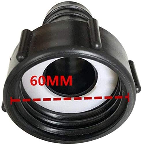 Boxonly 1000L IBC Water Tank Hose Adapter Fittings Tools Tap Cap Valve Parts & Connectors S60x6 Outlet Adaptor to 1/2 Inch - Image 2