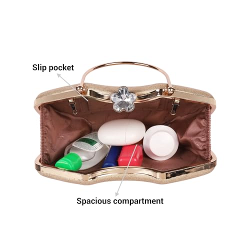 Image of Mochi Women's Premium Faux Leather Fancy Clutches