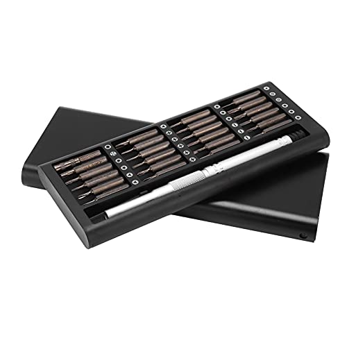 HELEVIA 25-in-1-Schraubendreher-Bit-Set in Mehreren Größen, Universal-Präzisions-Schraubendreher-Set aus Stahl, Auto-Reparatur-Werkzeuge
