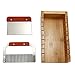 Soap Cutting Tool Set Wooden Loaf Cutter Mold + 2 Pcs Straight Wavy Stainless Steel Cutter Slicer