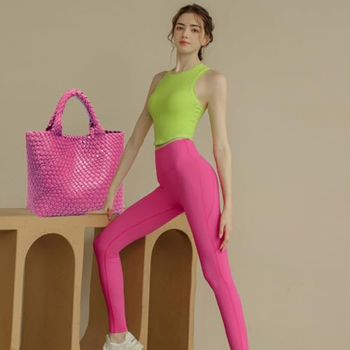 Image of JINMANXUE Fashion Woven Bag Shopper Bag Travel Handbags and Purses Women Tote Bag Large Capacity Shoulder Bags