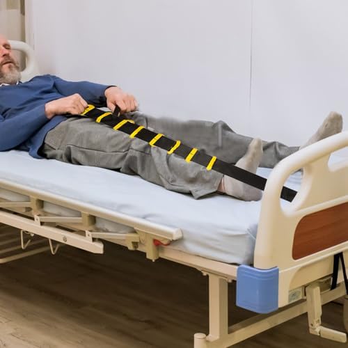 HNYG Bed Ladder Assist Pull Up,Bed Rope Ladder with Grips