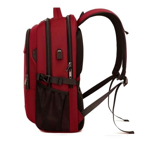 Image of DUSLANG 17 Inch Laptop Backpack for Travel Water Resistant College Backpack for Men Laptop Bag with USB Charging Port