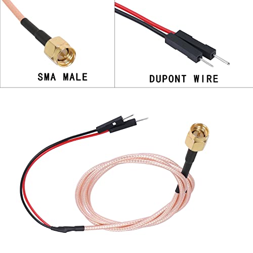 Conector SMA macho a Dupont coaxial 1 pieza miniatura 2
