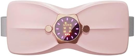 Period Cramp Relief Massager, Portable Cordless Menstrual Cramps Relief for Stomach Massage with 4 Heat & 4 Massage Modes, Crampfree-Period Pain Relief Heater, Back & Belly Heating Pad for Women