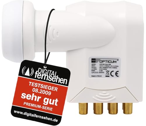 PROTEZIONE EFFICACE DAL TEMPO - L'LNB per la ricezione satellitare è estremamente resistente al freddo e al calore. Quello ad alta resistenza La sigillatura e un cappuccio di protezione dagli agenti atmosferici impediscono anche la penetrazione dell'umidità.