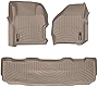 WeatherTech FloorLiner for Genesis GV80 (451621-1-2) - 1st & 2nd Row, Tan