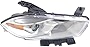 KarParts360 Compatible With Dodge Dart Headlight Assembly 2016 Passenger Side Halogen | Chrome Interior CH2519151 | 68292802AA