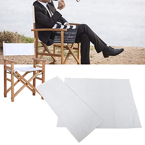 Telituny 1 Juego de Fundas para Sillas de Director, Recambio Lona Funda Silla Director Plegable con Asiento y Respaldo Lavable Extraíble Informal Cojín Silla Director, para Sillas Plegables Portátile