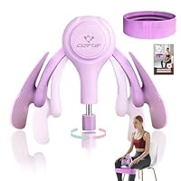 Oberschenkeltrainer, 15-70 lbs Beckenbodentrainer für Frau, Multifunktionaler Gesäßtrainer, Po Trainer mit Resistance Bands, Beinpresse für Zuhause, Beckenboden Trainingsgerät zum Formen, Yoga