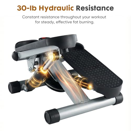 Image of NEWBULIG Mini Stepper for Exercise at Home Stair Step Machine for Indoor Fitness Portable Home Gym Stepper for Full Body Workout 300lb Weight Capacity
