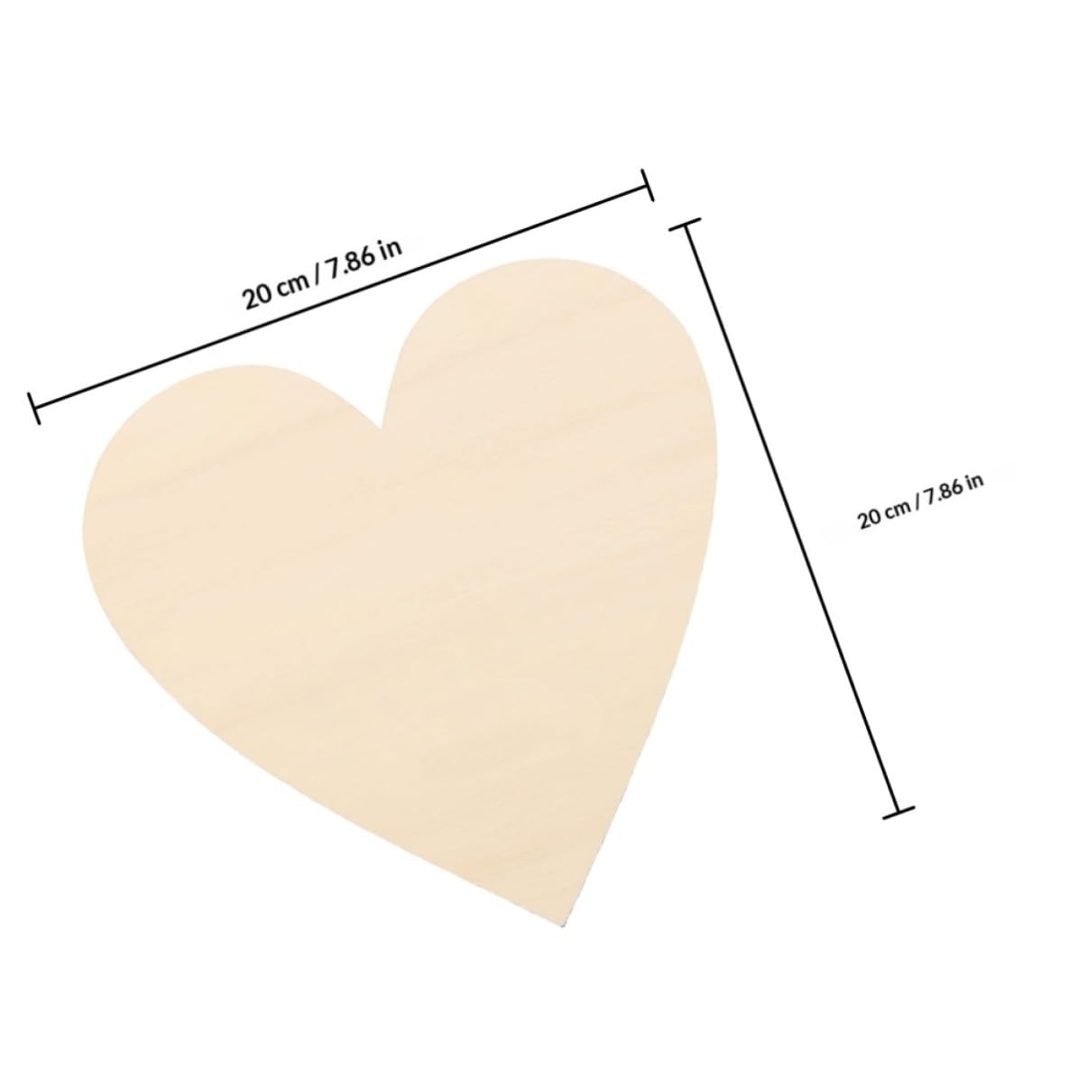 Herzförmige Holzscheiben Beige Farbe 30 Stück für Weihnachten und Thanksgiving Bastelprojekte für Selbstgemacht Kreativität und Heimdekoration