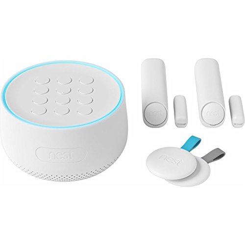 Nest Secure Home Security Alarm System Starter Pack w/ 2 Detect Sensors & 2 Tags