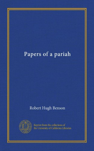 Papers of a pariah B0064TOPLQ Book Cover