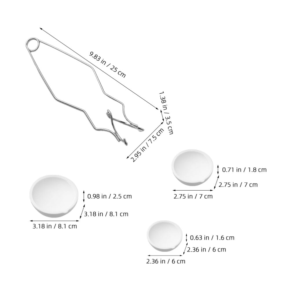Graphitgießzange aus Stahl mit Langem Griff Hohe Korrosionsbeständigkeit und Komfortabler Halt für Labor und Heißes Schmelzen von Gold und Metallen