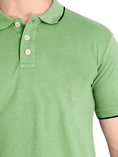 Image of CHKOKKO Men's Cotton Regular Fit Half Sleeves Polo T-Shirt